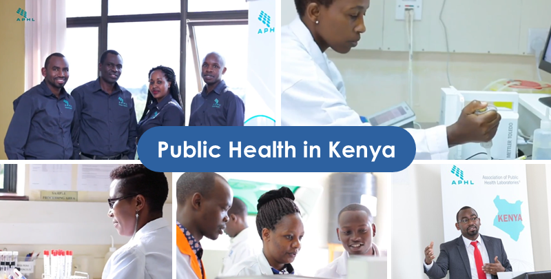 Rufus Nyaga, Deputy Country Director at APHL, and team discussing LabWare implementation in Kenya.