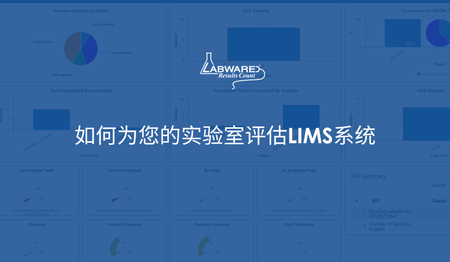 如何为您的实验室评估LIMS系统