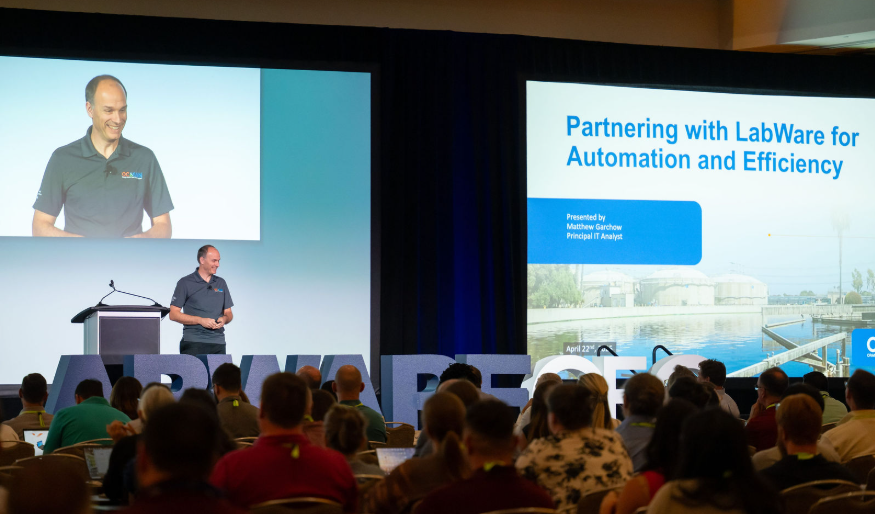 Matthew Garchow from the Ocean County Sanitation District Presents at the 2025 LabWare Customer Education Conference